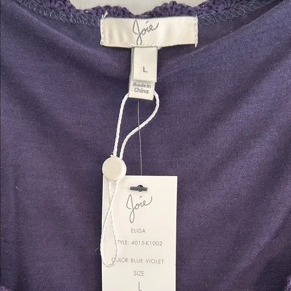 Joie NWT Blue Violet Elida dress. - Picture 5 of 6